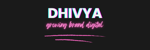 "Dhivya Digital World logo – growing brand digitally, digital marketing agency in Bangalore"